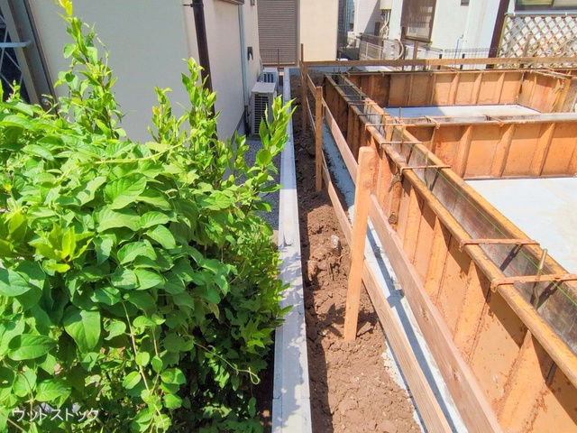 東京都調布市染地１丁目の新築戸建て基礎写真 2025年7月28日撮影