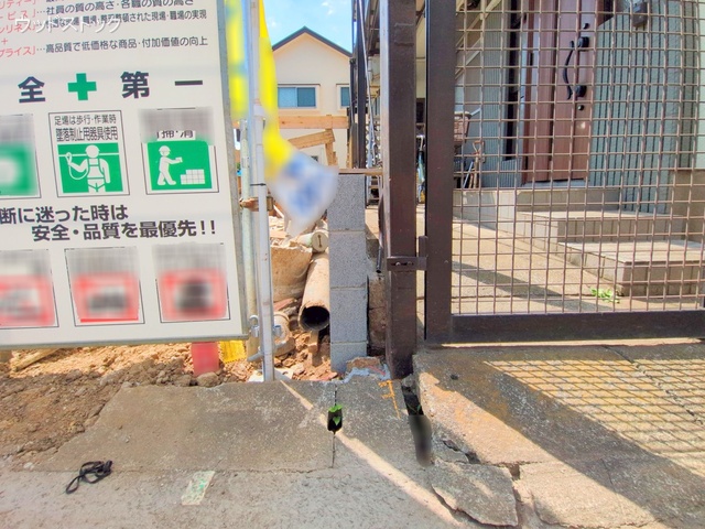 東京都調布市染地１丁目の新築戸建て基礎写真 2025年7月28日撮影
