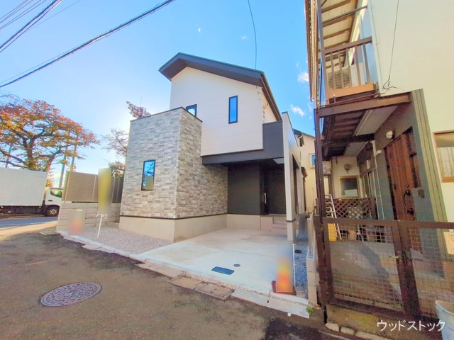 東京都調布市染地1丁目の新築戸建て完成写真 2025年11月9日撮影