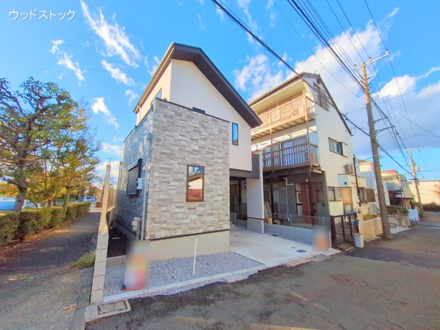 東京都調布市染地1丁目の新築戸建て完成写真 2025年11月9日撮影