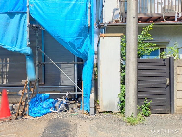 東京都調布市入間町1丁目の新築戸建てシート写真 2025年9月7日撮影