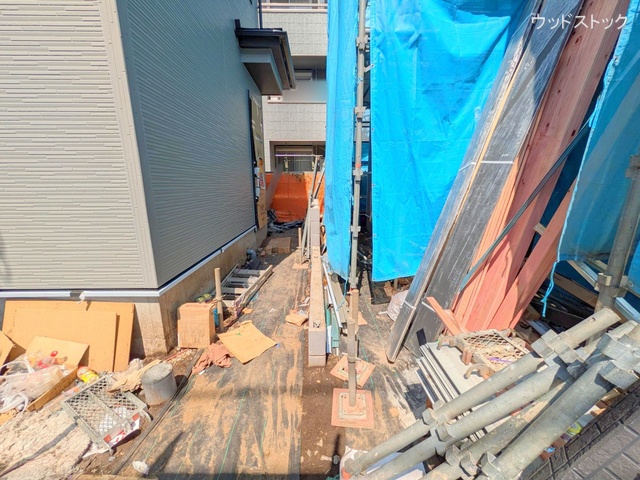 東京都調布市入間町1丁目の新築戸建てシート写真 2025年9月7日撮影