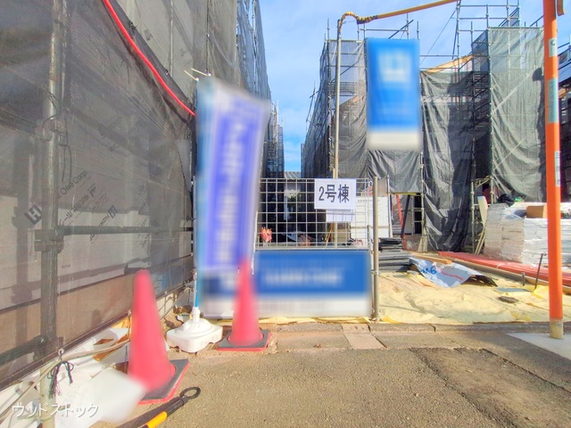 東京都三鷹市上連雀9丁目の新築戸建て上棟写真 2025年11月3日撮影