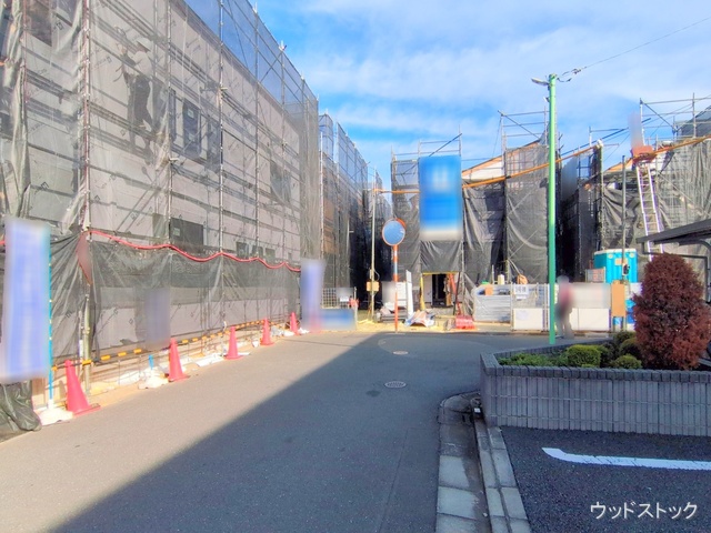 東京都三鷹市上連雀9丁目の新築戸建て上棟写真 2025年11月3日撮影