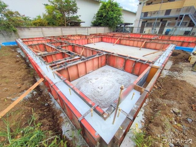 東京都三鷹市上連雀9丁目の新築戸建て基礎写真 2025年10月5日撮影