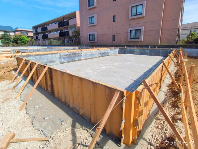 東京都三鷹市北野2丁目の新築戸建て基礎写真 2025年10月7日撮影