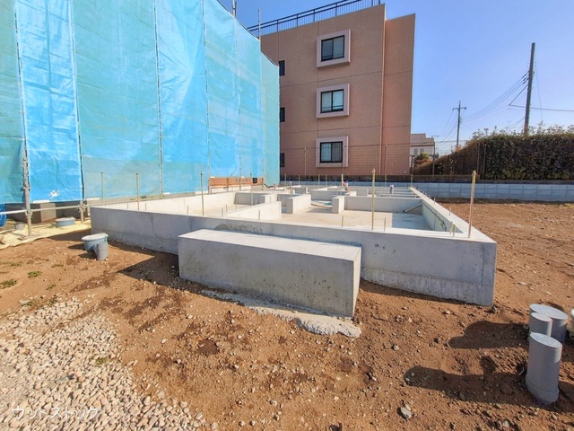 東京都三鷹市北野2丁目の新築戸建て基礎写真 2026年1月14日撮影