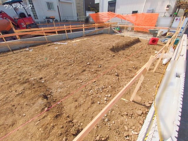 東京都調布市深大寺東町6丁目の新築戸建て基礎写真 2025年10月7日撮影