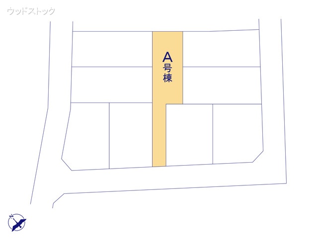東京都調布市深大寺東町4丁目の新築戸建て全体区画図 ※図面と異なる場合は現況を優先