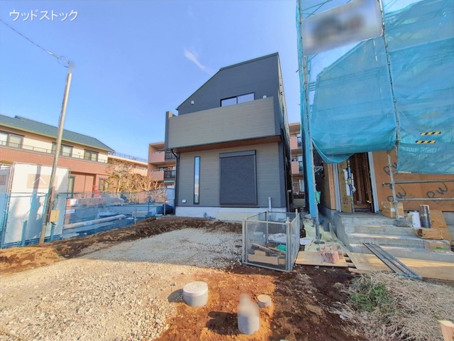 東京都三鷹市北野２丁目の新築戸建て外構写真 2026年1月14日撮影