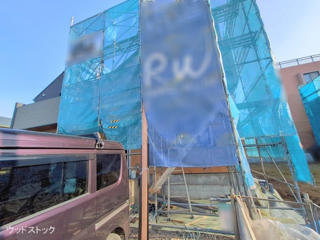 東京都三鷹市北野2丁目の新築戸建て上棟写真 2026年1月14日撮影