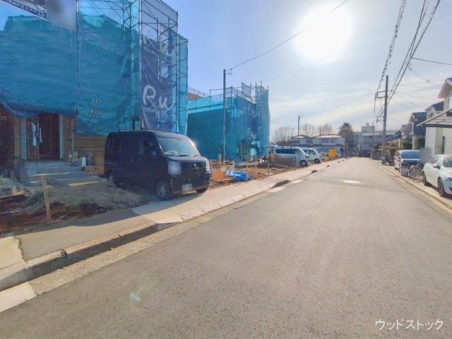 東京都三鷹市北野2丁目の新築戸建て上棟写真 2026年1月14日撮影