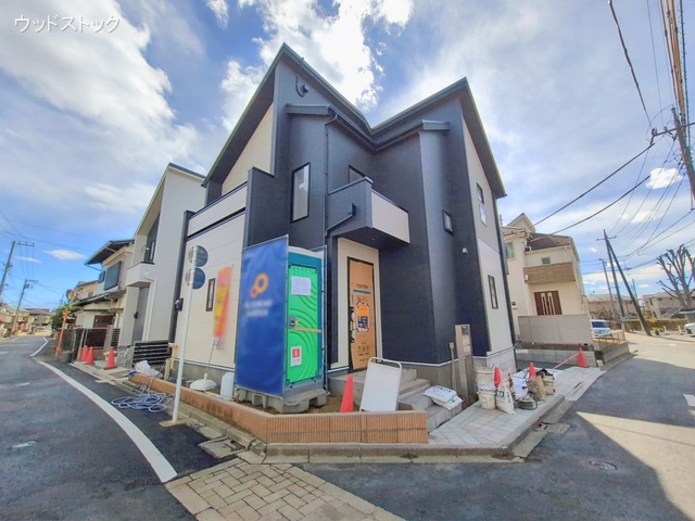 東京都三鷹市大沢5丁目の新築戸建て外構写真 2026年1月21日撮影