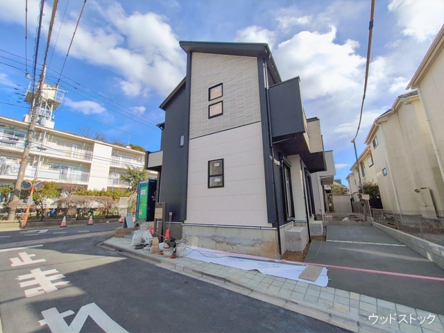 東京都三鷹市大沢5丁目の新築戸建て外構写真 2026年1月21日撮影