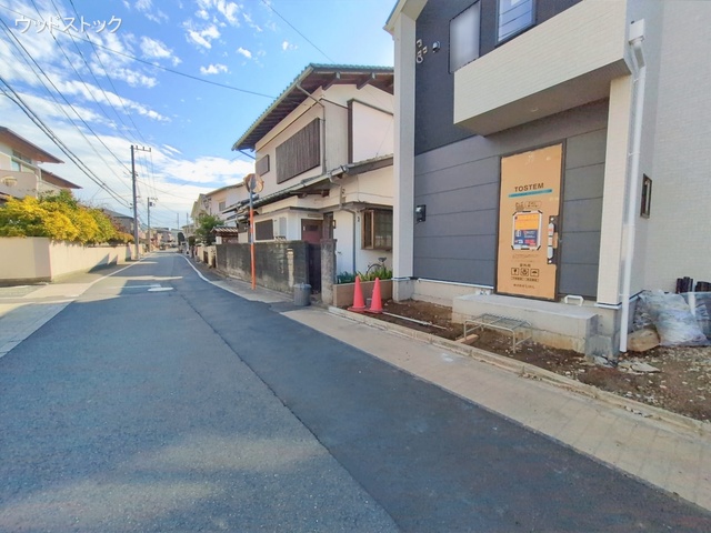 東京都三鷹市大沢５丁目の新築戸建て外構写真 2026年1月4日撮影