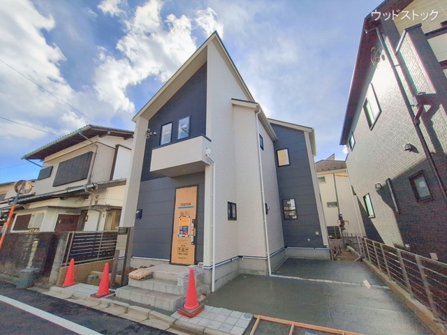 東京都三鷹市大沢５丁目の新築戸建て外構写真 2026年1月21日撮影