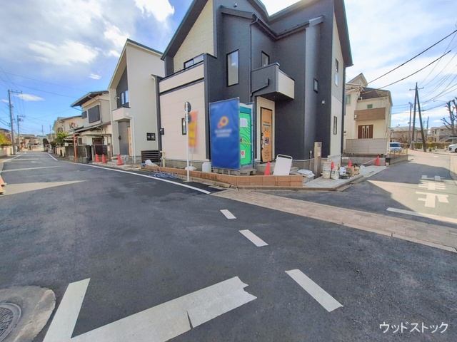 東京都三鷹市大沢５丁目の新築戸建て外構写真 2026年1月21日撮影