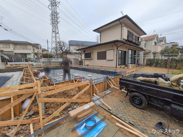 東京都調布市深大寺東町４丁目の新築戸建て基礎写真 2026年1月6日撮影