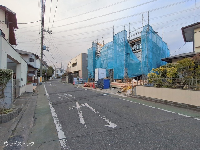 東京都調布市深大寺東町４丁目の新築戸建てシート写真 2026年2月1日撮影