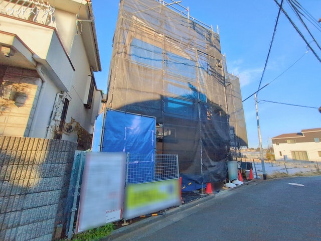 東京都三鷹市牟礼１丁目の新築戸建て上棟写真 2026年1月4日撮影