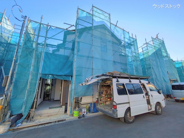 東京都三鷹市野崎３丁目の新築戸建てシート写真 2026年1月22日撮影