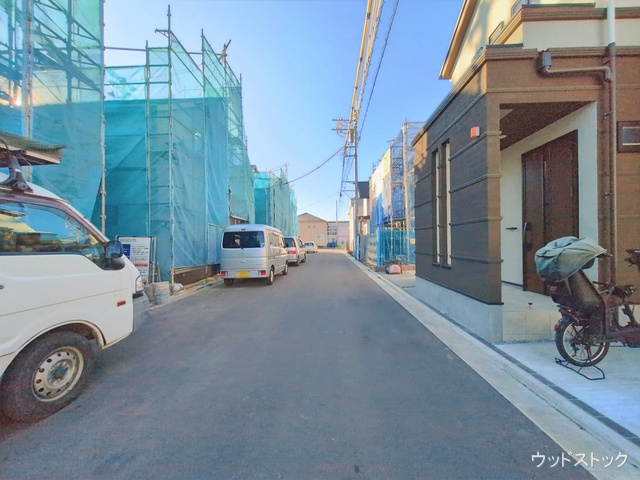 東京都三鷹市野崎３丁目の新築戸建てシート写真 2026年1月22日撮影