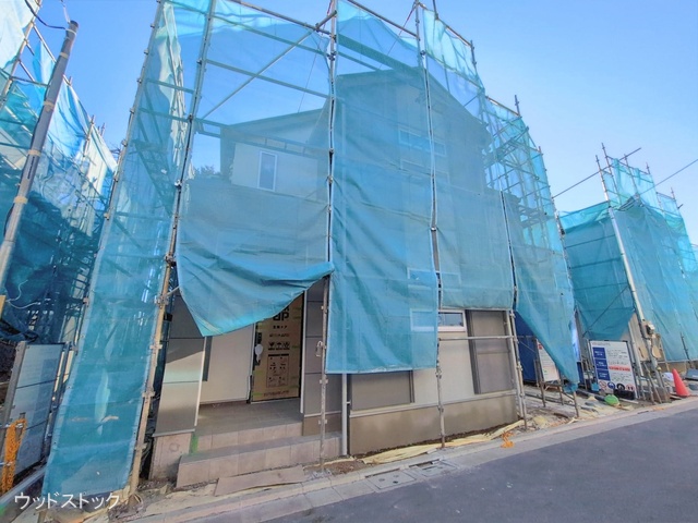 東京都三鷹市野崎3丁目の新築戸建てシート写真 2026年1月22日撮影