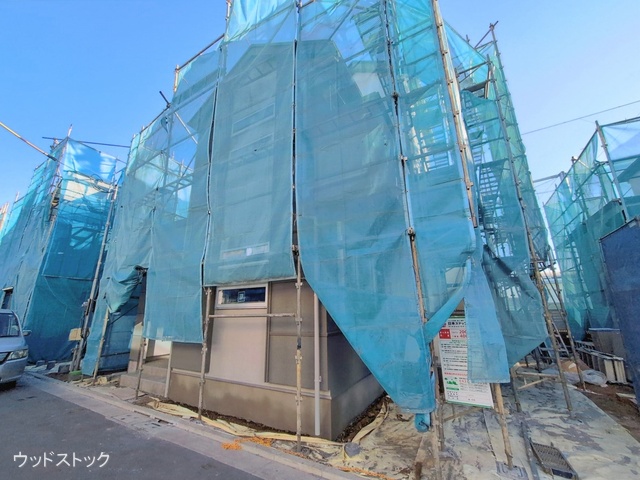 東京都三鷹市野崎3丁目の新築戸建てシート写真 2026年1月22日撮影