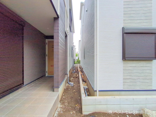 東京都板橋区蓮沼町の新築戸建て外構写真 2025年7月14日撮影