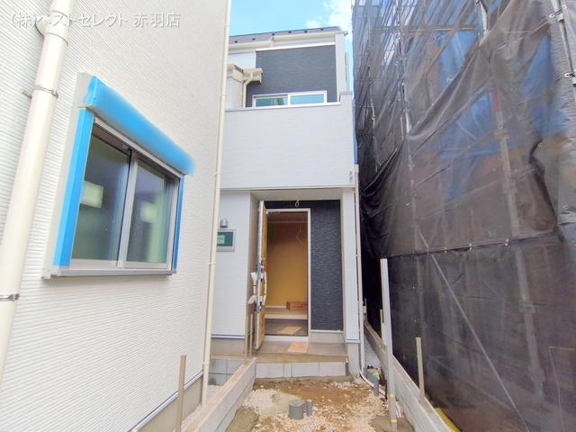 東京都北区中十条1丁目の新築戸建て外構写真 2025年6月15日撮影