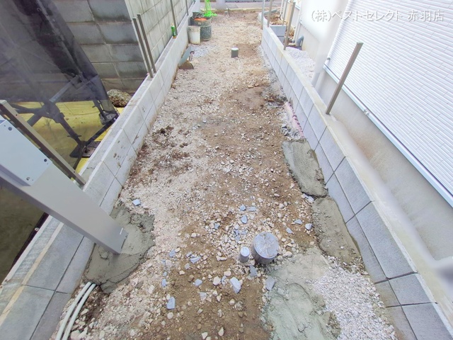 東京都北区中十条1丁目の新築戸建て外構写真 2025年6月15日撮影