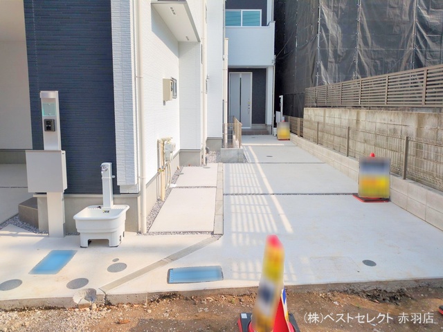 東京都北区中十条1丁目の新築戸建て完成写真 2025年7月23日撮影