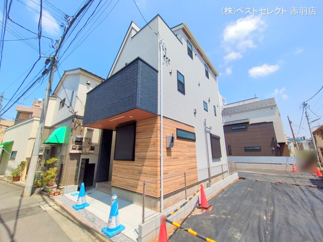 東京都北区王子本町2丁目の新築戸建て完成写真 2025年7月7日撮影