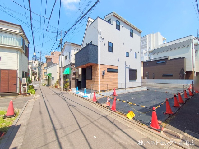 東京都北区王子本町2丁目の新築戸建て完成写真 2025年7月7日撮影