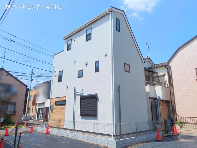 東京都北区王子本町2丁目の新築戸建て完成写真 2025年7月7日撮影