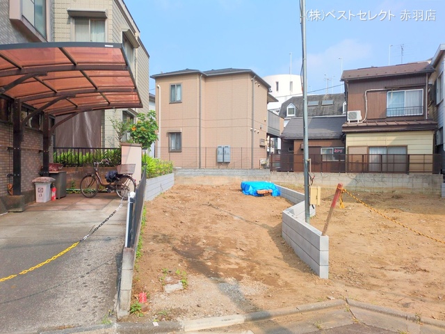 東京都板橋区前野町5丁目の新築戸建て更地・土地写真 2025年7月8日撮影