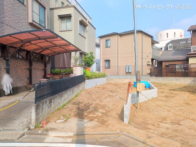東京都板橋区前野町5丁目の新築戸建て更地・土地写真 2025年7月8日撮影