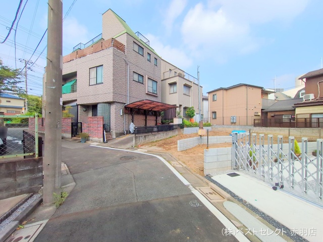 東京都板橋区前野町5丁目の新築戸建て更地・土地写真 2025年7月8日撮影