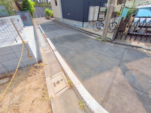 東京都板橋区前野町5丁目の新築戸建て更地・土地写真 2025年7月8日撮影