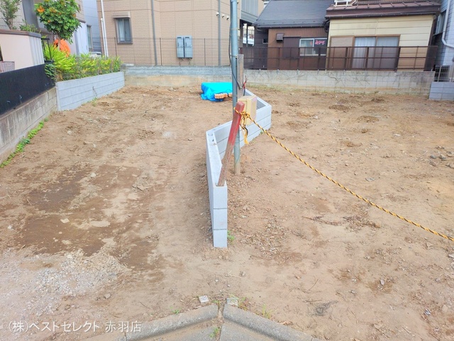 東京都板橋区前野町5丁目の新築戸建て更地・土地写真 2025年7月8日撮影