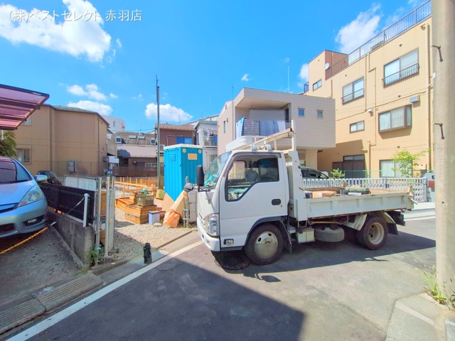 東京都板橋区前野町5丁目の新築戸建て基礎写真 2025年7月30日撮影