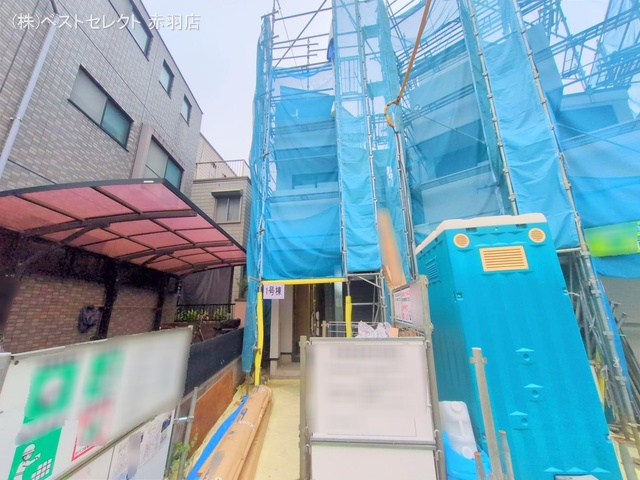 東京都板橋区前野町５丁目-新築戸建ての外構写真