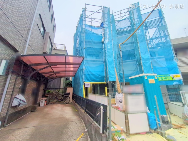 東京都板橋区前野町5丁目の新築戸建て外構写真 2025年10月9日撮影