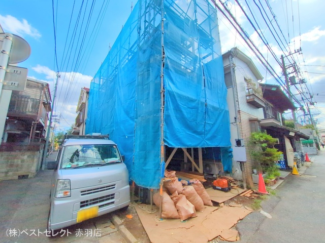 東京都北区滝野川6丁目の新築戸建て上棟写真 2025年9月23日撮影