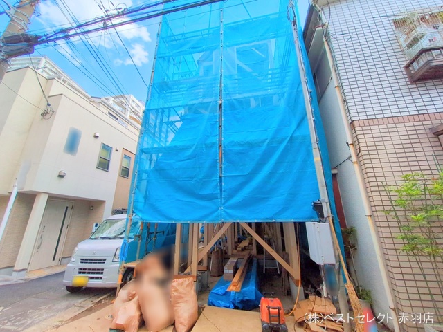 東京都北区滝野川6丁目の新築戸建て上棟写真 2025年9月23日撮影