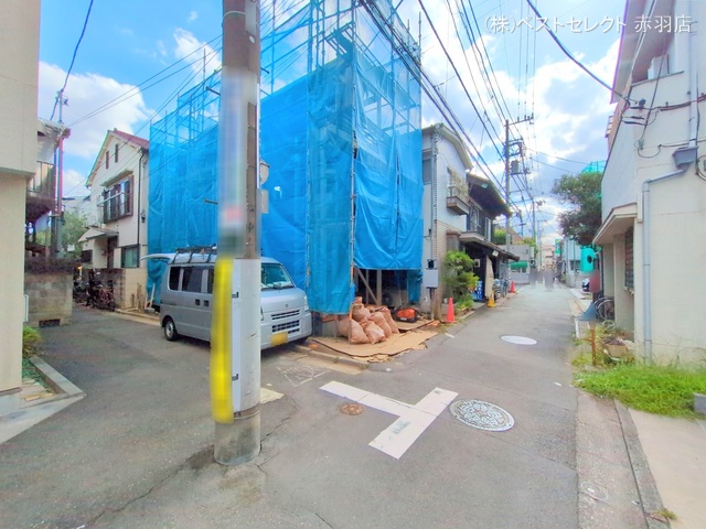東京都北区滝野川6丁目の新築戸建て上棟写真 2025年9月23日撮影