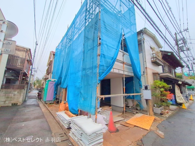 東京都北区滝野川６丁目の新築戸建てシート写真 2025年11月24日撮影