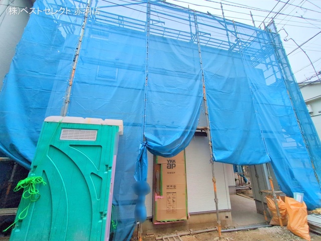 東京都北区滝野川６丁目の新築戸建てシート写真 2025年11月24日撮影