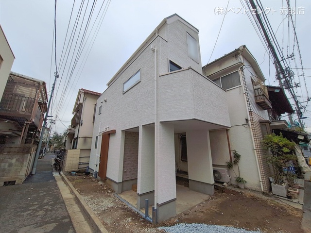 東京都北区滝野川６丁目の新築戸建て外構写真 2026年1月6日撮影