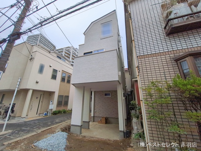 東京都北区滝野川６丁目の新築戸建て外構写真 2026年1月6日撮影